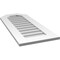 Ekena Millwork Octagonal Top Surface Mount PVC Gable Vent w/ 3-1/2"W x 1"P Standard Frame, 16"W x 38"H GVPOT16X3801SN - alternate 2